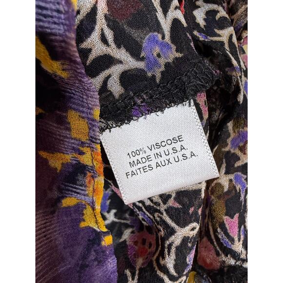 Misa Los Angeles Skirt Sz XS Ruffled Stretch Tiered Boho Chic - Picture 4 of 6